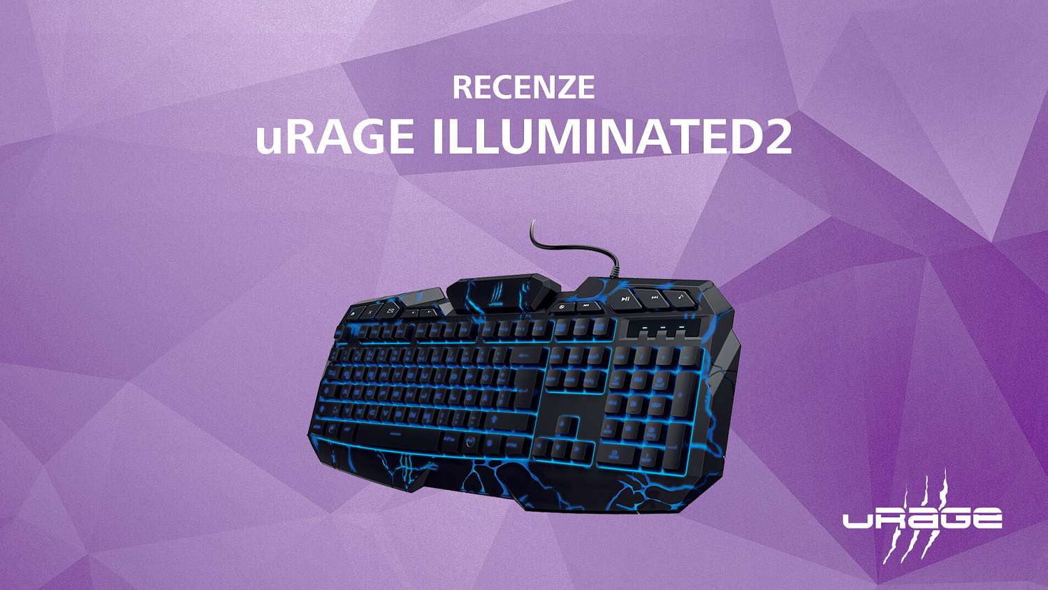 Klávesnice uRage illuminated2 potěší hráče i pisatele funkcemi za rozumnou cenu