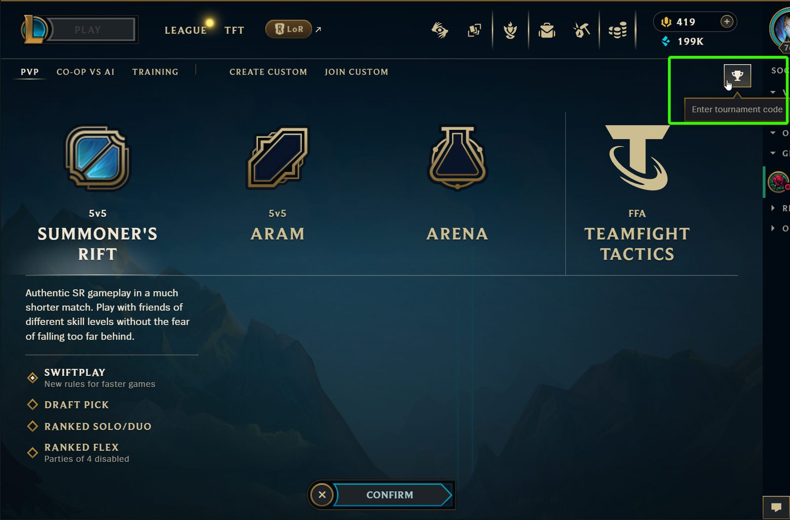 Přijď si zahrát tuto neděli ARAM Nightcup o RP