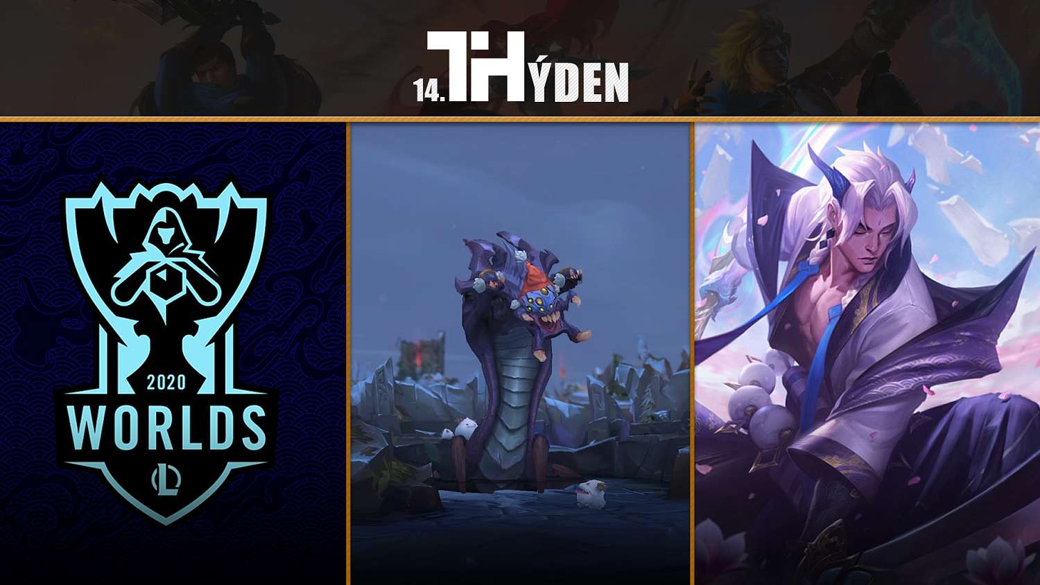 Novinky z uplynulého THýdne: Worlds, zasněžený Rift a Yoneho animace chození