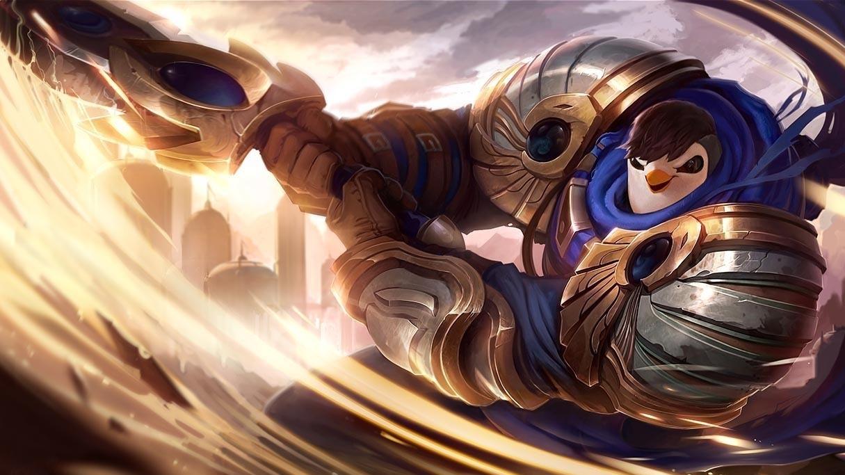 Garen s tělem tučňáka, v příští aktualizaci získají všichni skin zdarma