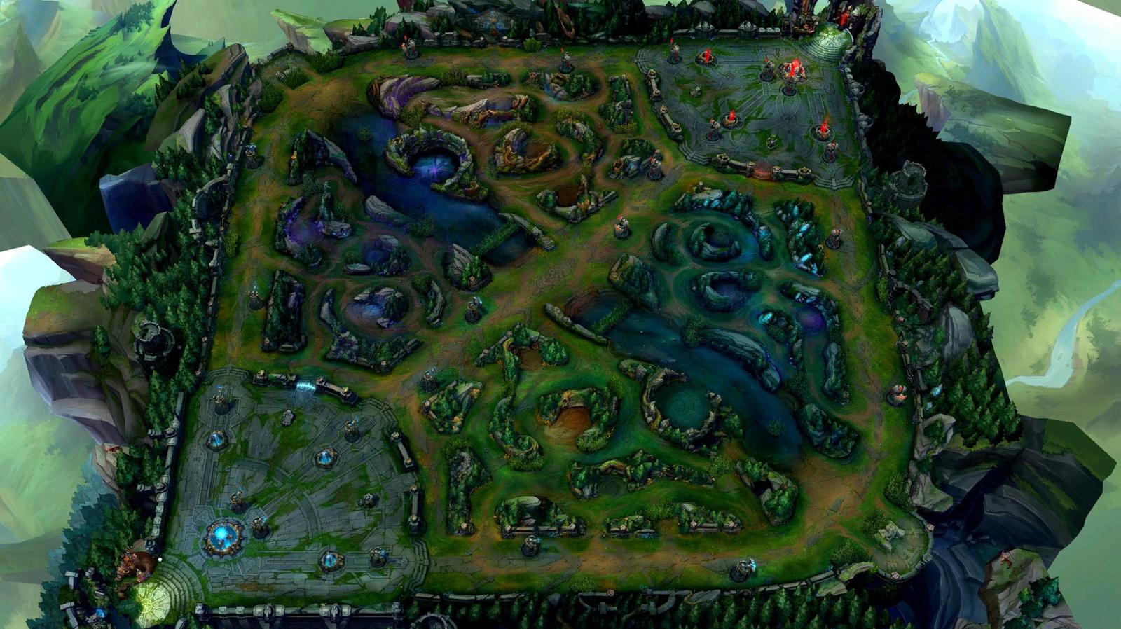 Legendární mapa Summoner’s Rift ožila v reálu a vypadá neuvěřitelně