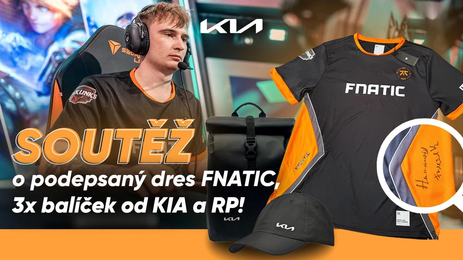 Soutěž s Kia: vyhraj originální dres podepsaný českým duem ve Fnatic