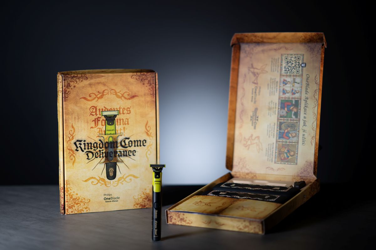 Český hit Kingdom Come: Deliverance II dostal vlastní limitovanou edici Philips OneBlade. Do projektu se zapojí Agraelus, Smarty.cz i Prusa Research