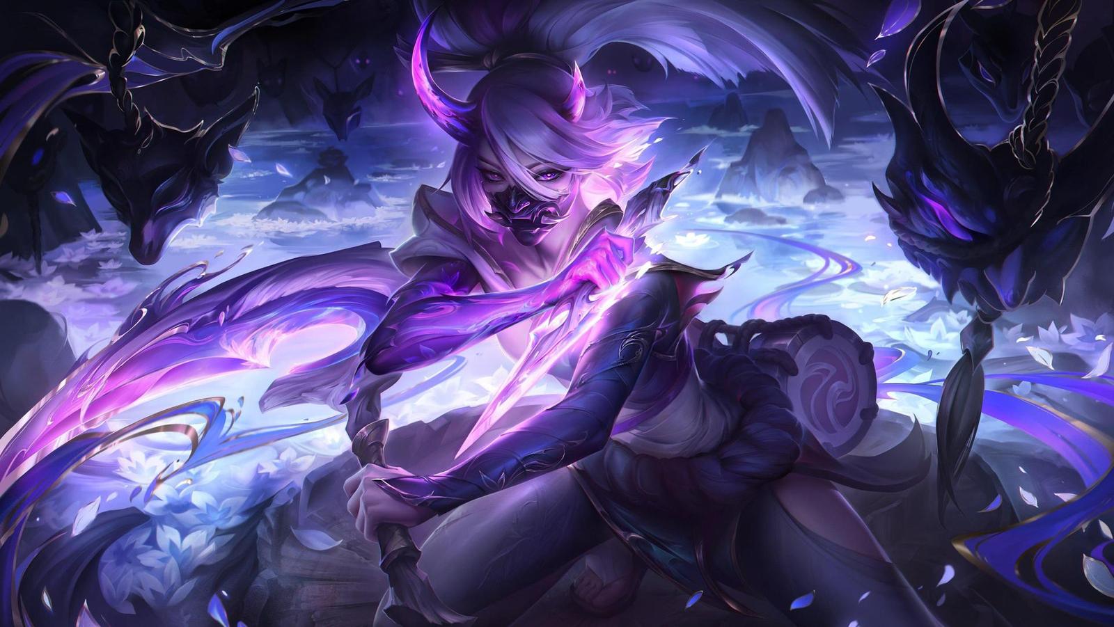 Kromě Spirit Blossom skinů dostaneme i Nightbringer a Dawnbringer skin
