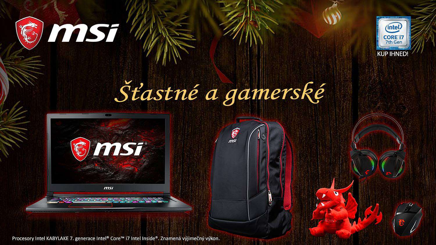Soutěžte s MSI o luxusní ceny ve vánoční soutěži