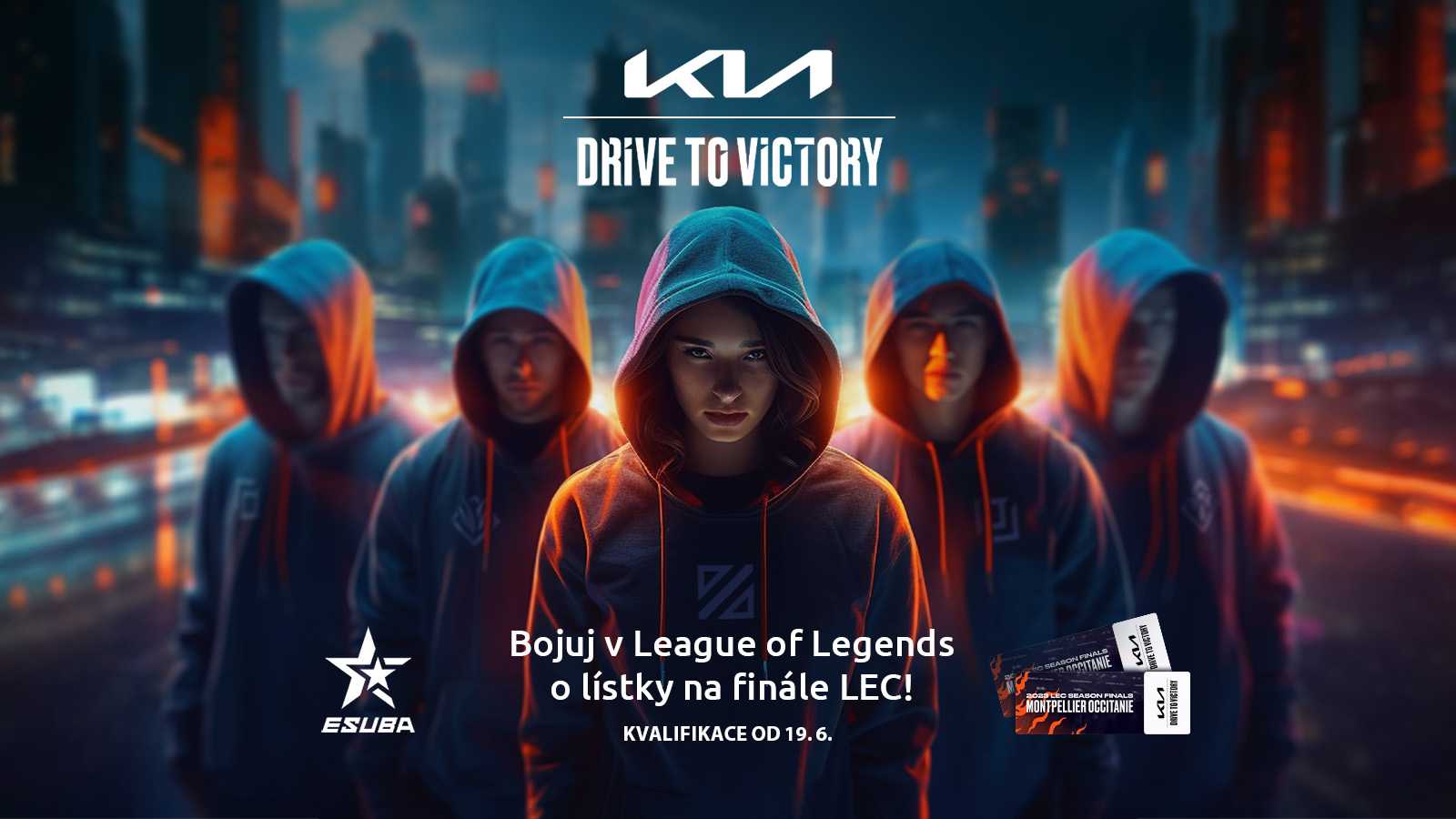 Registruj se do turnaje Drive to Victory a vyhraj lístky na finále LEC