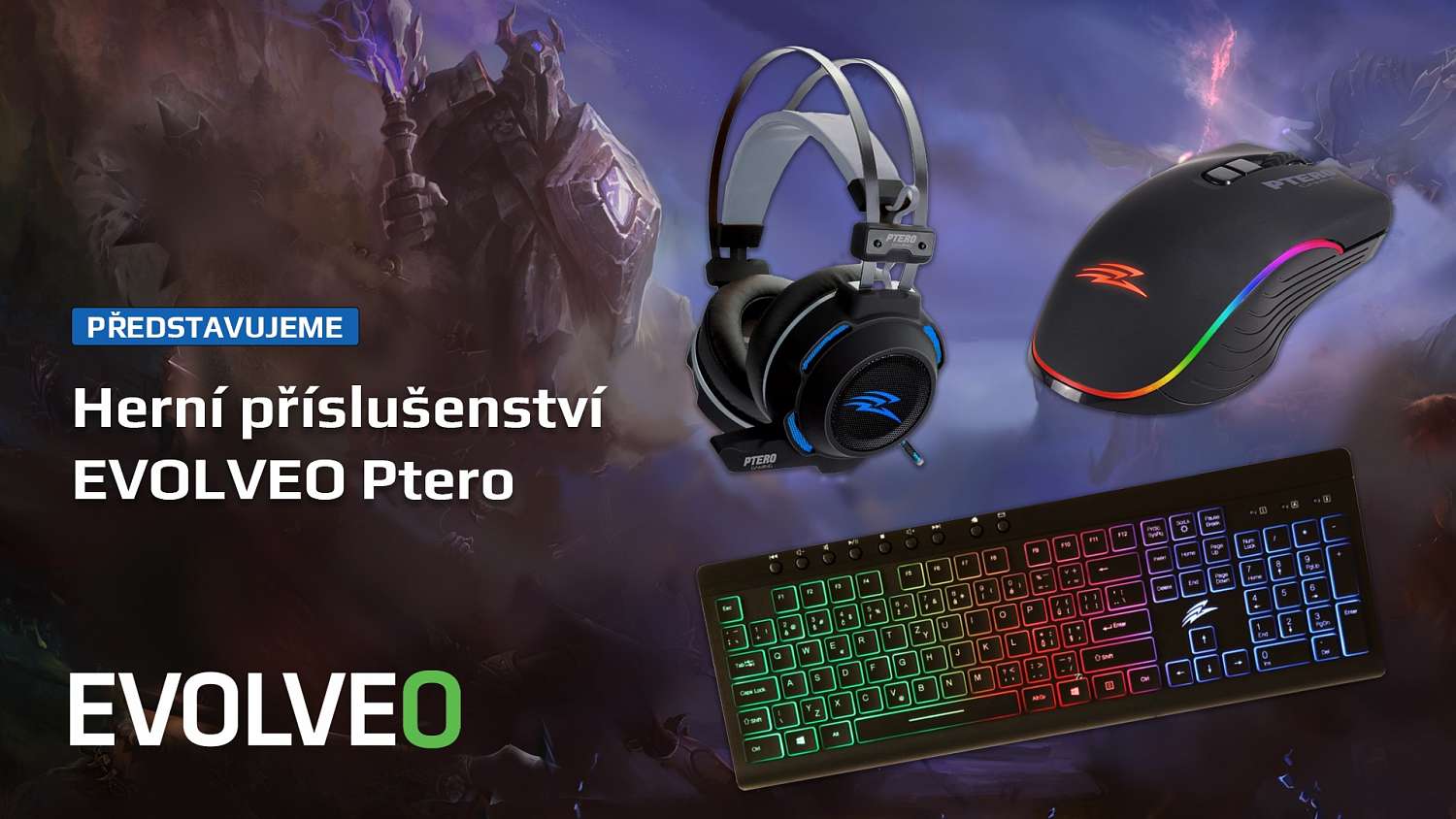 EVOLVEO Ptero – herní periferie se skvělým poměrem ceny a výbavy