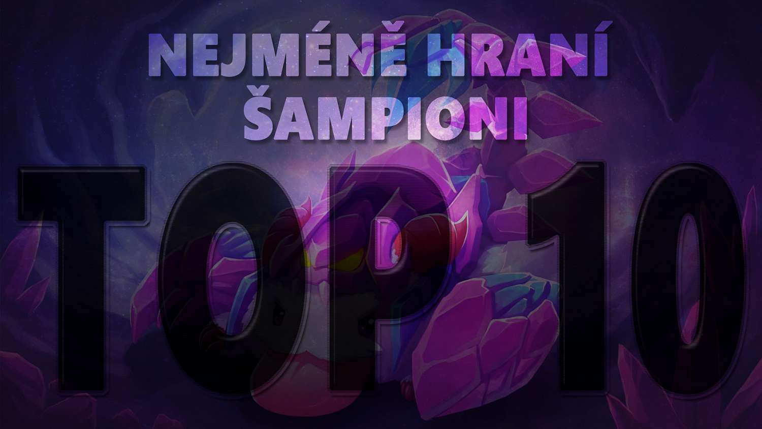 Nejméně hraní šampioni v ranked hrách - září 2017