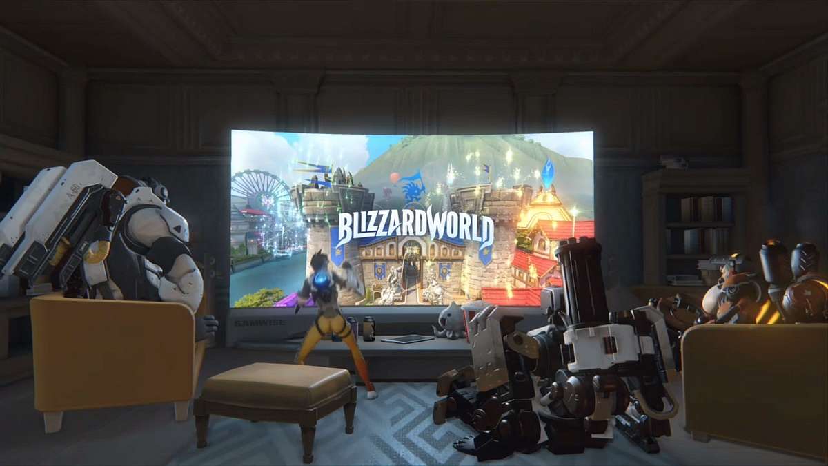 Blizzard World je nově představená hybridní mapa