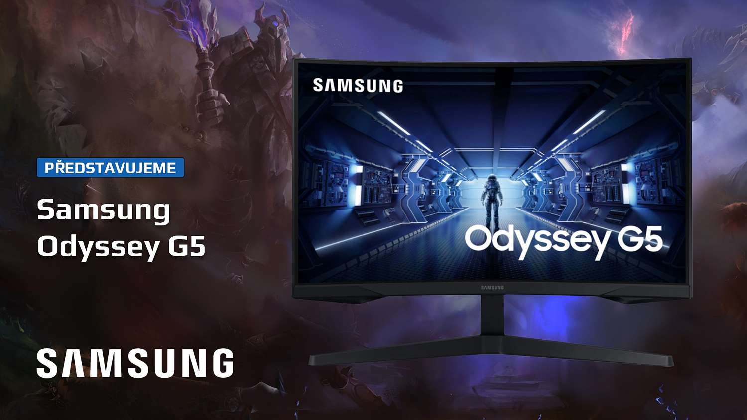 Monitor Samsung Odyssey G5 – herní odysea s 1440p a 144 Hz