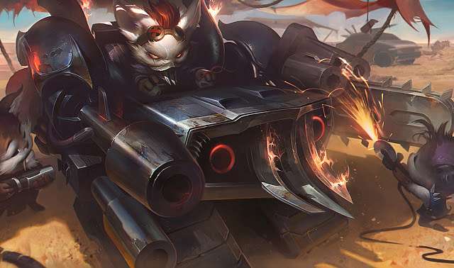 Splash art k novému skinu a další změny na PBE