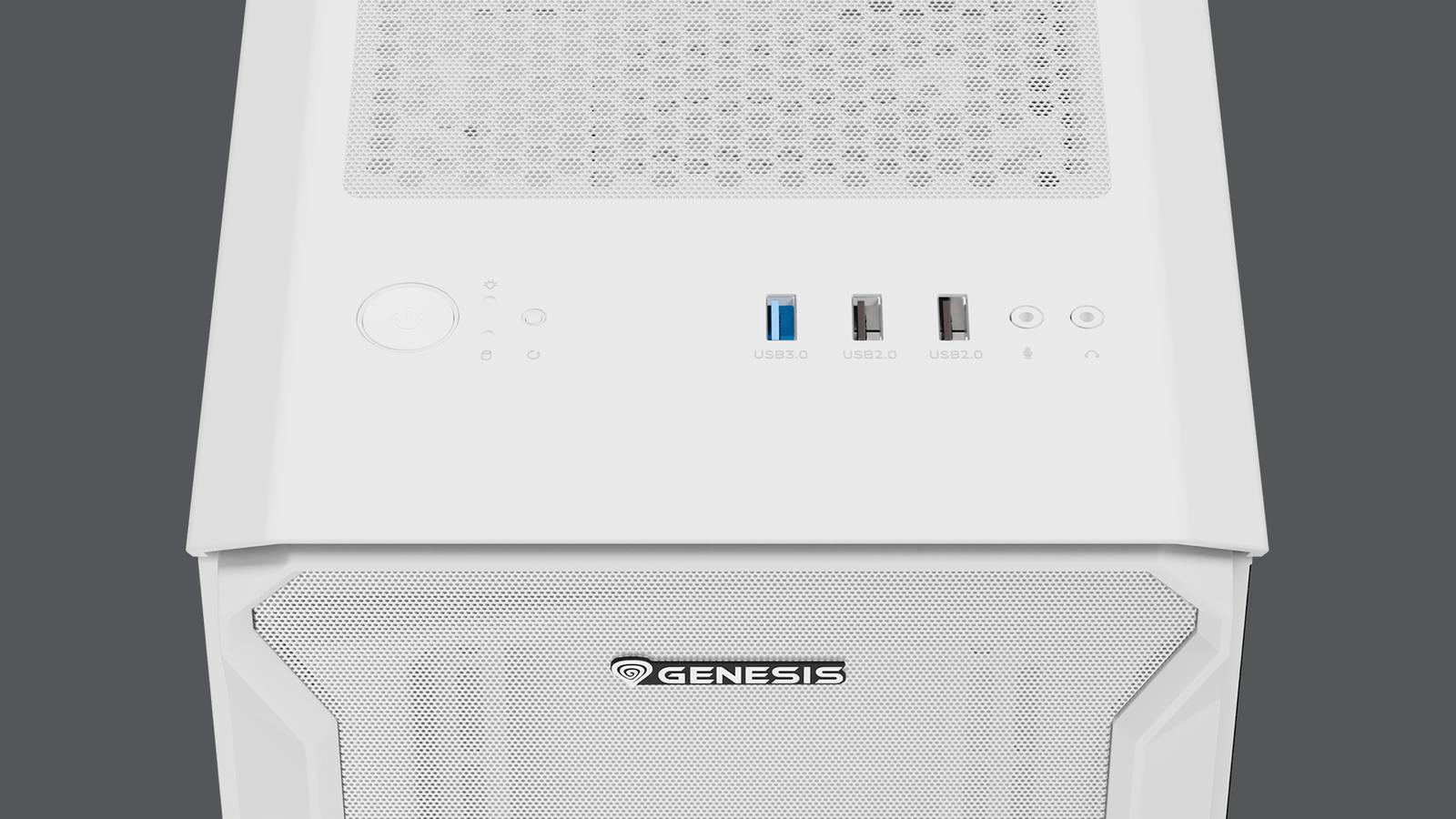 Skvělá funkčnost v malých rozměrech. PC case GENESIS Irid 503 ARGB LITE