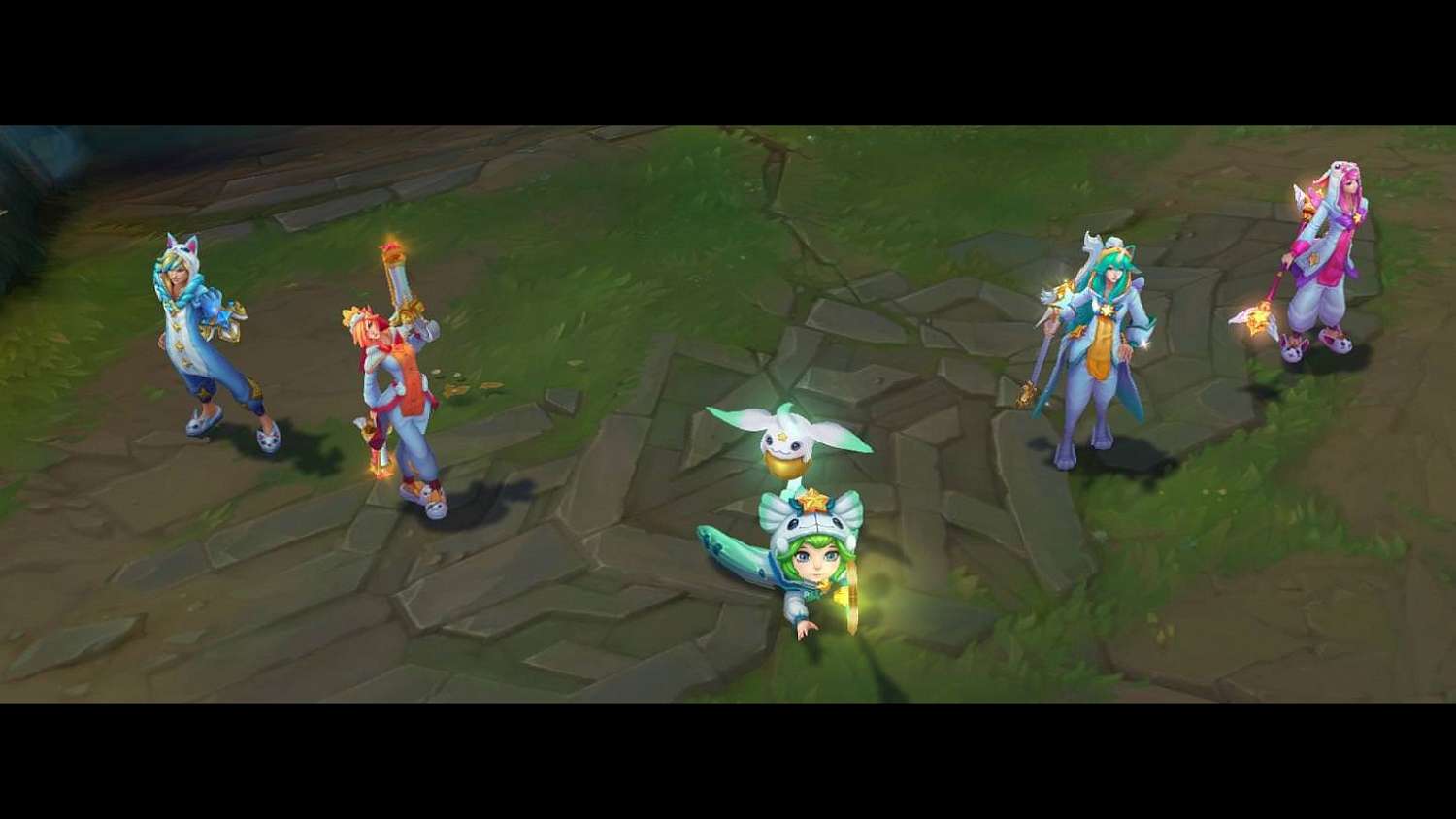 Star Guardiani v pyžamu a tři další skiny na PBE