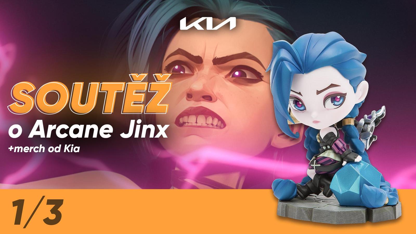 Soutěž s Arcane: část první. Vyhrajte speciální sošku Jinx