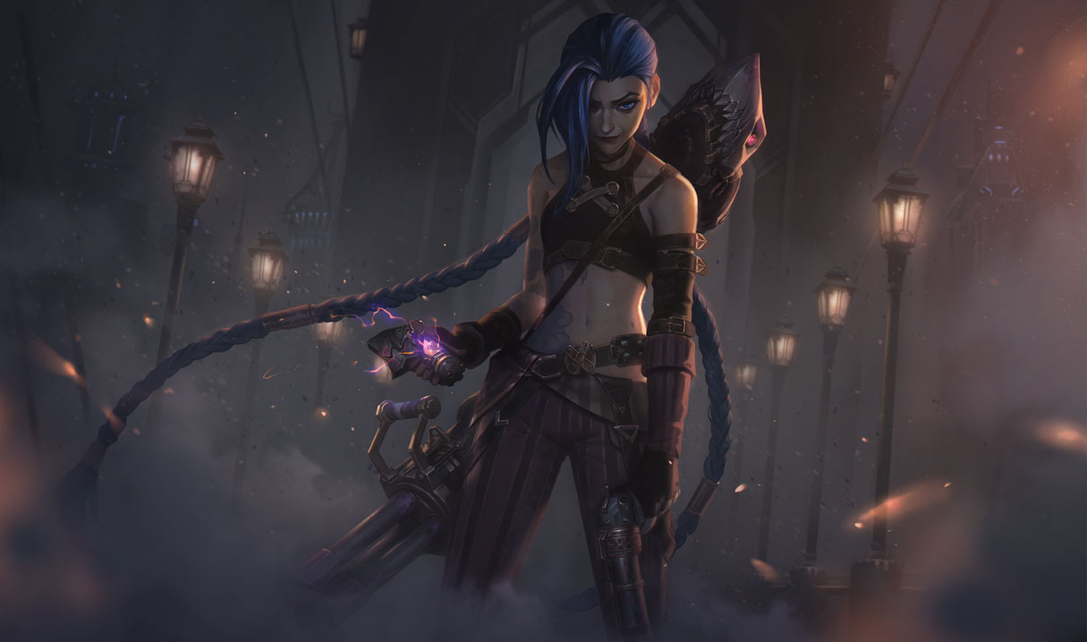Arcane skin na Jinx