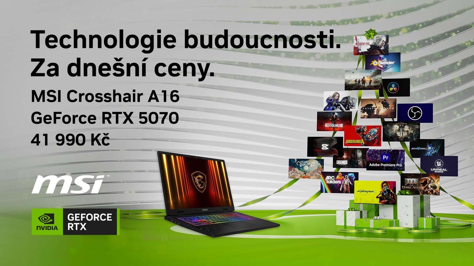 Jsi bronzák nebo diamond? To je fuk! Zjisti jaký jsi hráč a získej herní notebook MSI s GeForce RTX 5070
